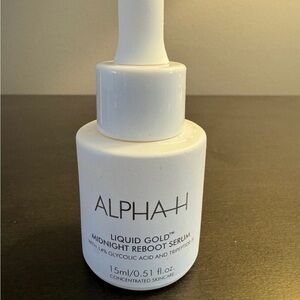 Alpha H Liquid Gold Midnight Reboot Serum 15 ml .5 oz Travel Size NEW